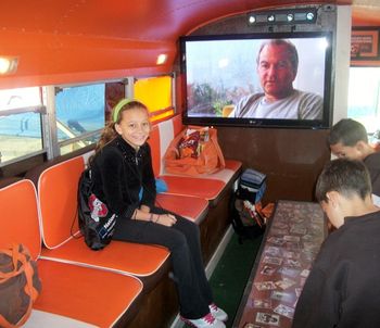 Caggiano's in the BROWNS BUNCH BUS 10.14.2012
