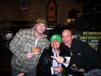Happy St. Patricks Day! Comedian Alex Reymundo, Rizzo & Joey Caggiano 3.17.2011
