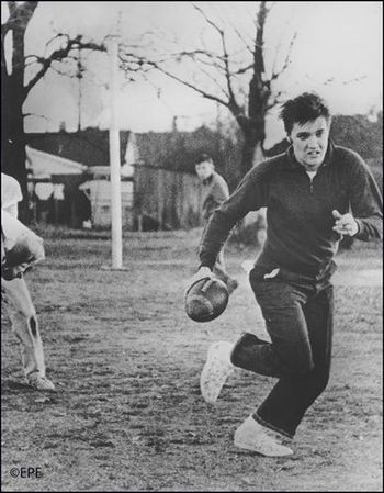 Elvis was a BROWNS FAN!
