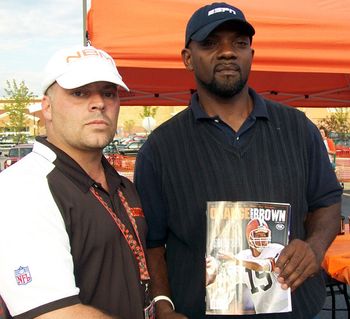 Joey & Herman Fontenot at the BrownsBunch Apl Charity Event 7.31.2010
