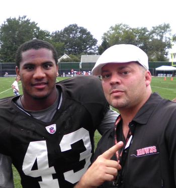 T.J. Ward & Joey 8.17.2010
