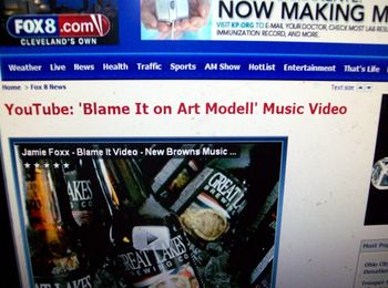 AS SEEN ON TV: Thank you FOX8 for airing our video" Blame it on Art" 10-03-2009 Thank You!
