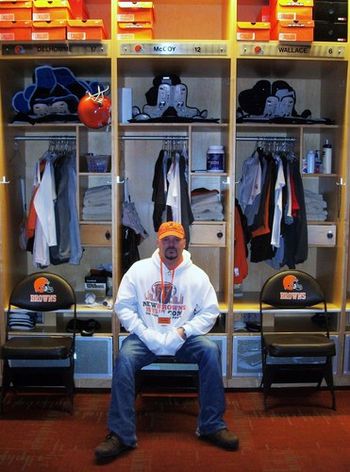 At the Browns Training Facility. 2.23.2011
