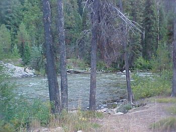 South fork of the Payette River. From our camp!
