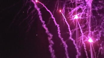 Purple Comet Firework
