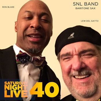 Ron Blake and Lew at SNL 40th
