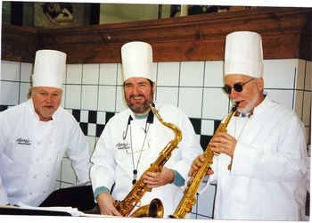 Ron Feuer, Lew and George Young cooking up some great music
