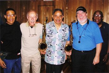 Bob Cranshaw, Don Friedman, Frank Wess, Lew & Mickey Roker "Heroes" recording 2006
