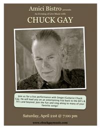 Chuck Gay @ Amici Bistro