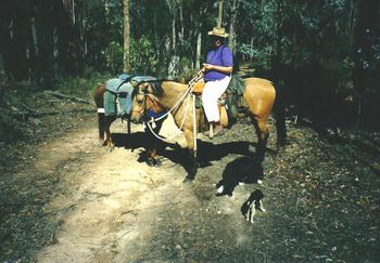 Pack horse trip 2002.
