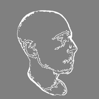 Transparent Skull Window Decal