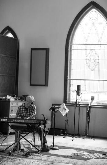 Recording "Always Home" in Electric Wilburland studio
