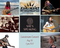 Shireen Amini feat. on Far West Folk Alliance & She's Speaking Livestream