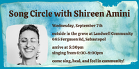 Song Circle with Shireen Amini at Landwell Community