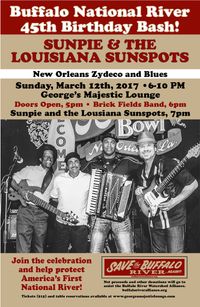 Buffalo River Birthday Benefit-ft Sunpie & The Louisiana Sunspots