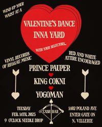 DJ YOGOMAN and Prince Pauper's Valentines Reggae Dance in New Orleans, LA