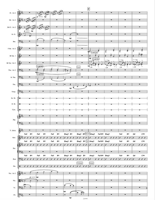 Everywhere at the End of Time (EATEOT) (WIP) - The CareTaker- Big Band  Arrangement for performance Sheet music for Piano, Trombone, Saxophone  alto, Saxophone tenor & more instruments (Jazz Band)