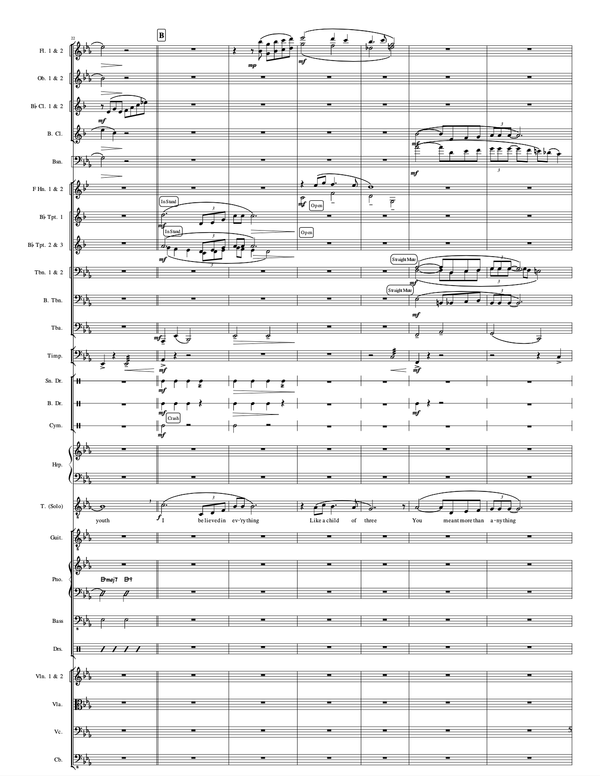 Everywhere at the End of Time (EATEOT) (WIP) - The CareTaker- Big Band  Arrangement for performance Sheet music for Piano, Trombone, Saxophone  alto, Saxophone tenor & more instruments (Jazz Band)