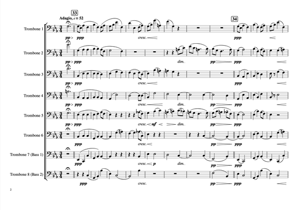 Everywhere at the End of Time (EATEOT) (WIP) - The CareTaker- Big Band  Arrangement for performance Sheet music for Piano, Trombone, Saxophone  alto, Saxophone tenor & more instruments (Jazz Band)