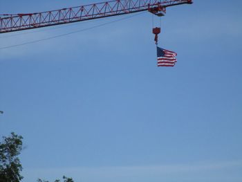 Old Glory, Been wanting this Construction site put Our Flag up.... Saw this Today.  Boom
