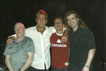 Ian Stewart and the Swanjacks after the Vatigain.... Ian's Canadian Comrades ala Nicky, Marty and Dan
