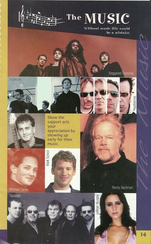 Summer Slam 2003 with Nazareth and Randy Bachman of the Guess Who
