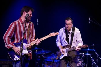 Jamming with Tab Benoit!! The beginning of a lot of good things to happen for me. Thanks Tab.
