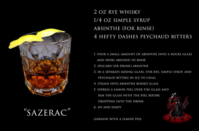 Sazerac Whiskey Cocktail