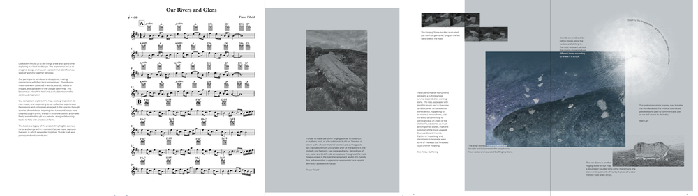sample pages from Our Living Rivers and Glens