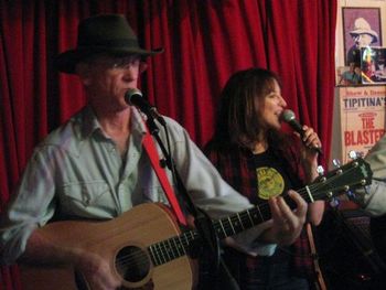 Evangeline Cafe in Austin, Mar 3, 2010 - Bradley, Lorrie, John Fannin (photo by Ganne McCullough)
