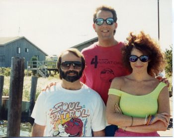 with Rob and Mikey on Fire Island, New Jersey
