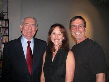 with Dan Rather and Joel Block
