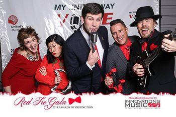Rellik , Gregos and Mayor Don Iveson , United Way Red Tie Gala
