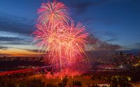 Canada Day in the town of Beaumont