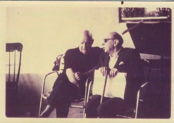 Paul Hindemith & Igor Stravinsky
