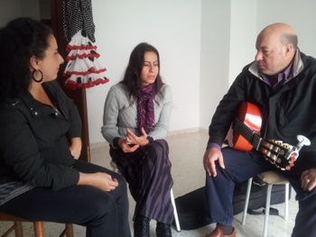 Eva and Domingo Rubichi with Jafelin
