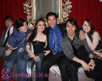 The Vegas Gang: Chris, Bryan M, Jen, Bryan W., Ruby & Jenn
