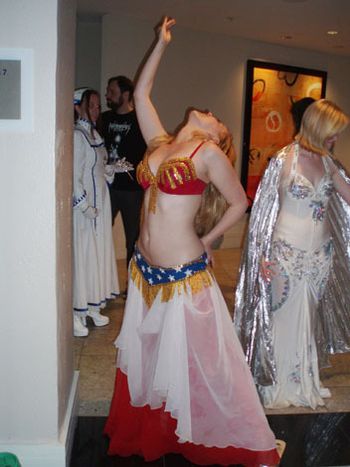 The Wonder Woman Belly Dancer
