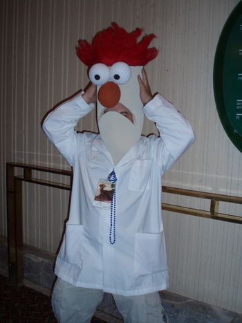 BEAKER from the Muppets.
