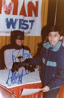 Me and BATMAN, Adam West!

