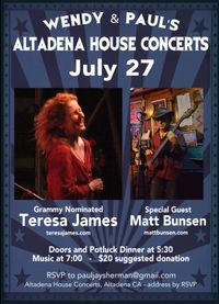 Wendy & Paul's Altadena House Concert