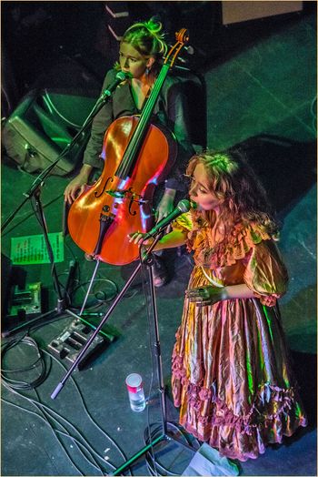 Eva Wright (cello) and Eliza Delf, Norwich Puppet Theatre, 4.11.23 (Gordon Woolcock)
