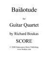 Baiãotude for Guitar Quartet (PDF edition)