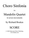Choro Sinfonia for Mandolin Quartet  (PDF edition)