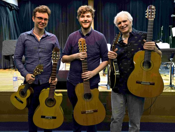 Guitarists (L to R): Nick Semenykhin, Andrew Skepasts (7-string), Boukas (click for BIO).