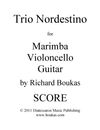 Trio Nordestino for Marimba, Violoncello and Guitar (PDF edition)