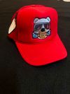 Red In My Cup Bearfaced Trucker 