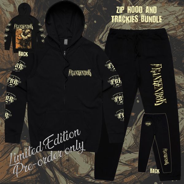 FIGHT BACK ZIP HOOD AND TRACKIES BUNDLE FRANKENBOK