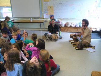 Educational outreach at Westminster School, Vermont USA