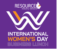 Resource Industry Network's  International Women's Day Business Lunch